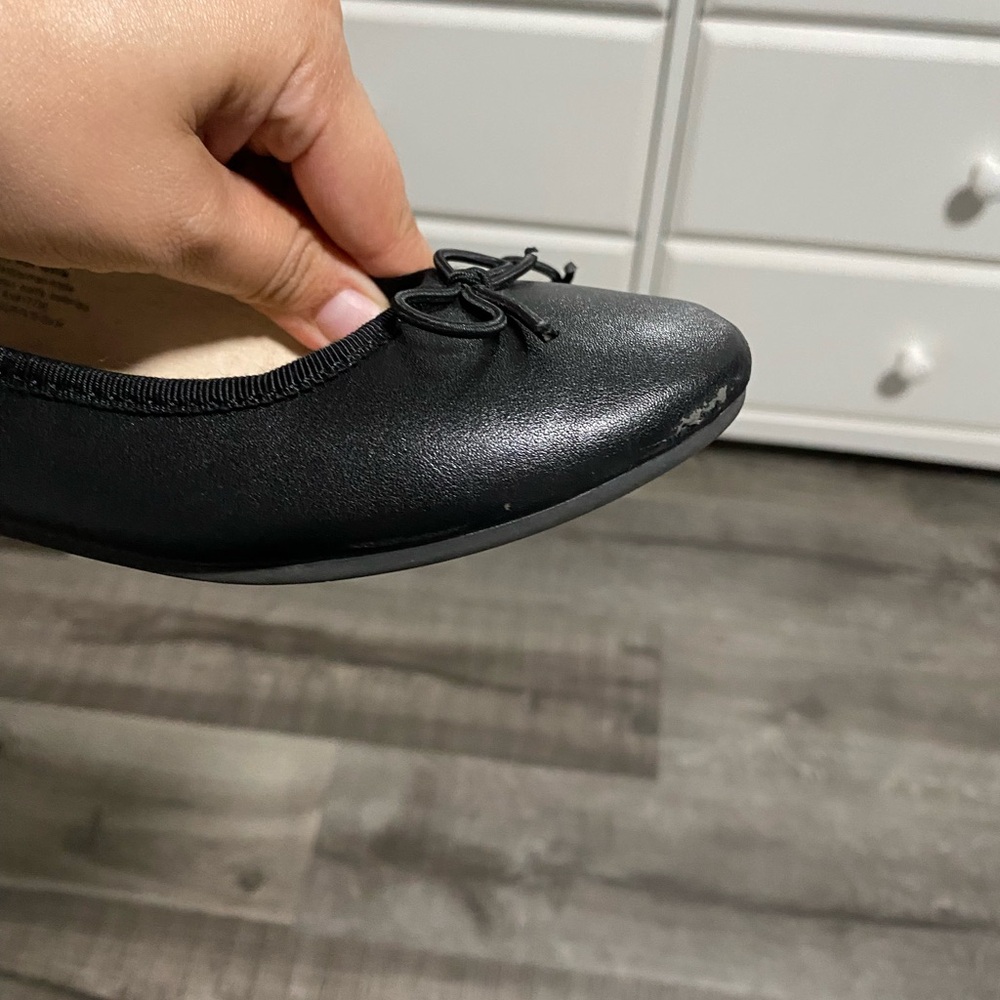 Cat and Jack Black Ballet Flats size 2 - Picture 7 of 7